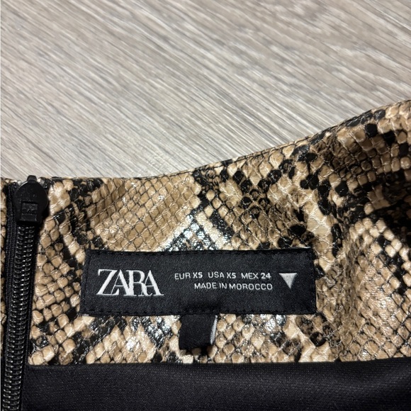 NWOT Zara Leopard Print Dress - Picture 6 of 6